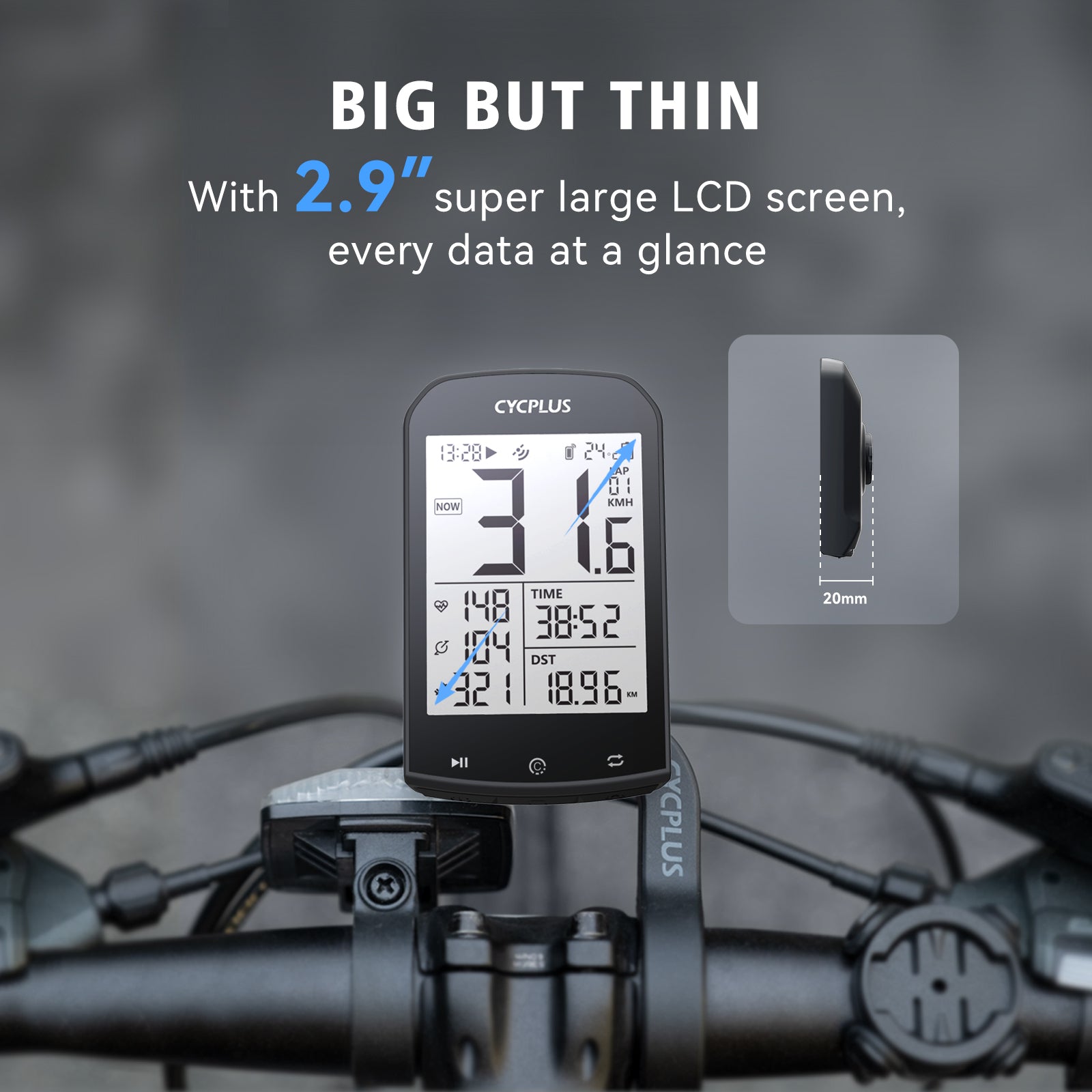 CYCPLUS M1 GPS Bike Computer