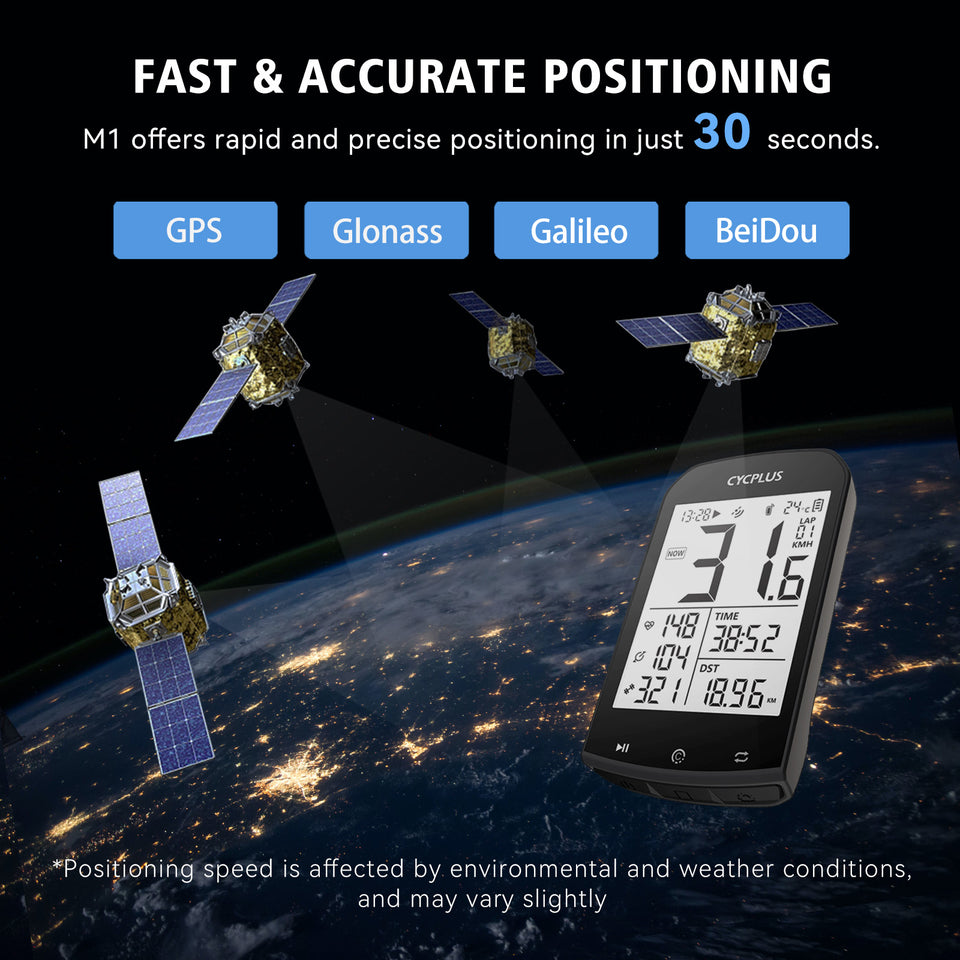 M1 GPS Wireless Bike Computer