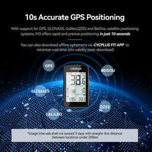 M3 GPS Bike Computer