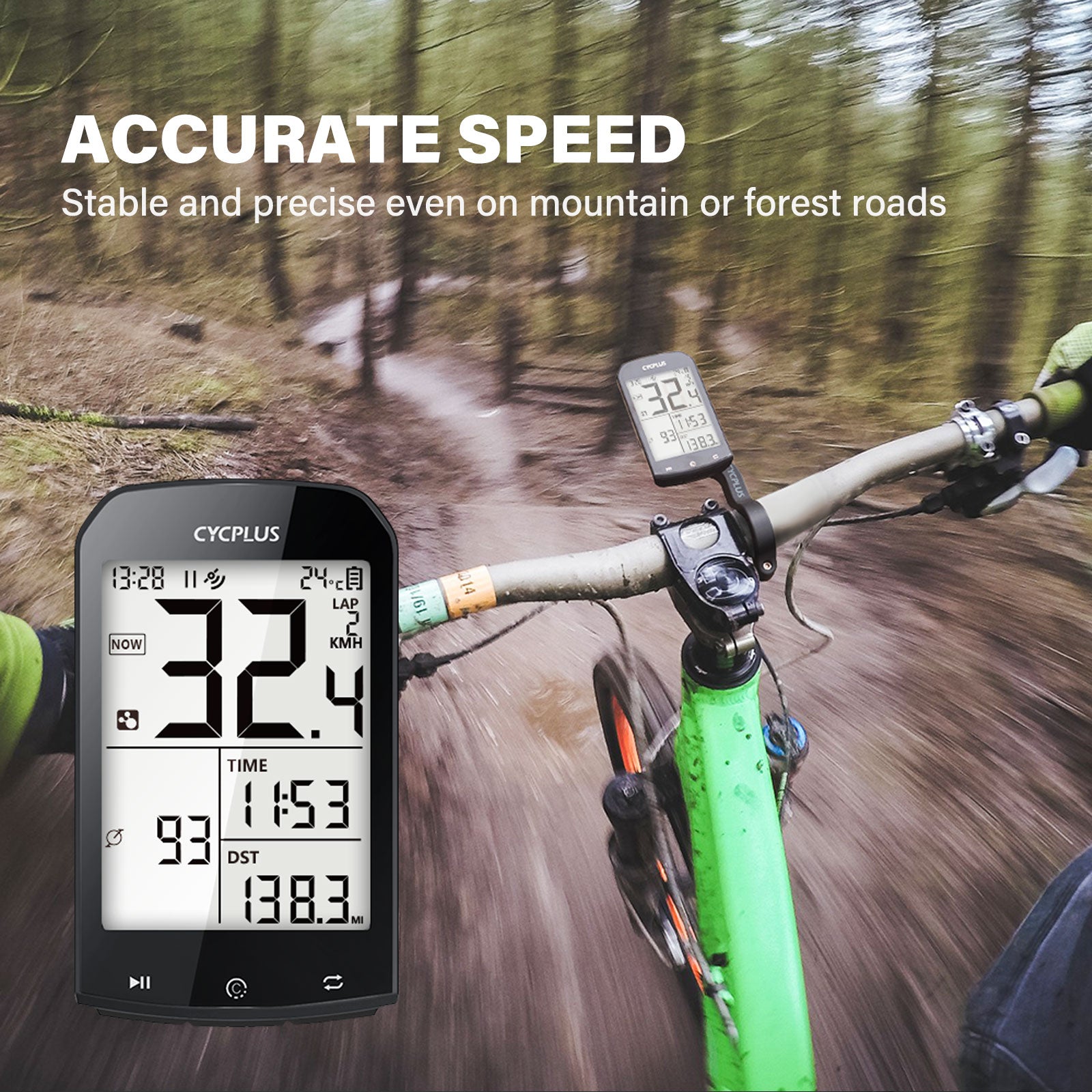 CYCPLUS M1 Radfahren GPS Fahrradtacho Fahrradcomputer Bluetooth 4.0 AN –  Pogo Cycles