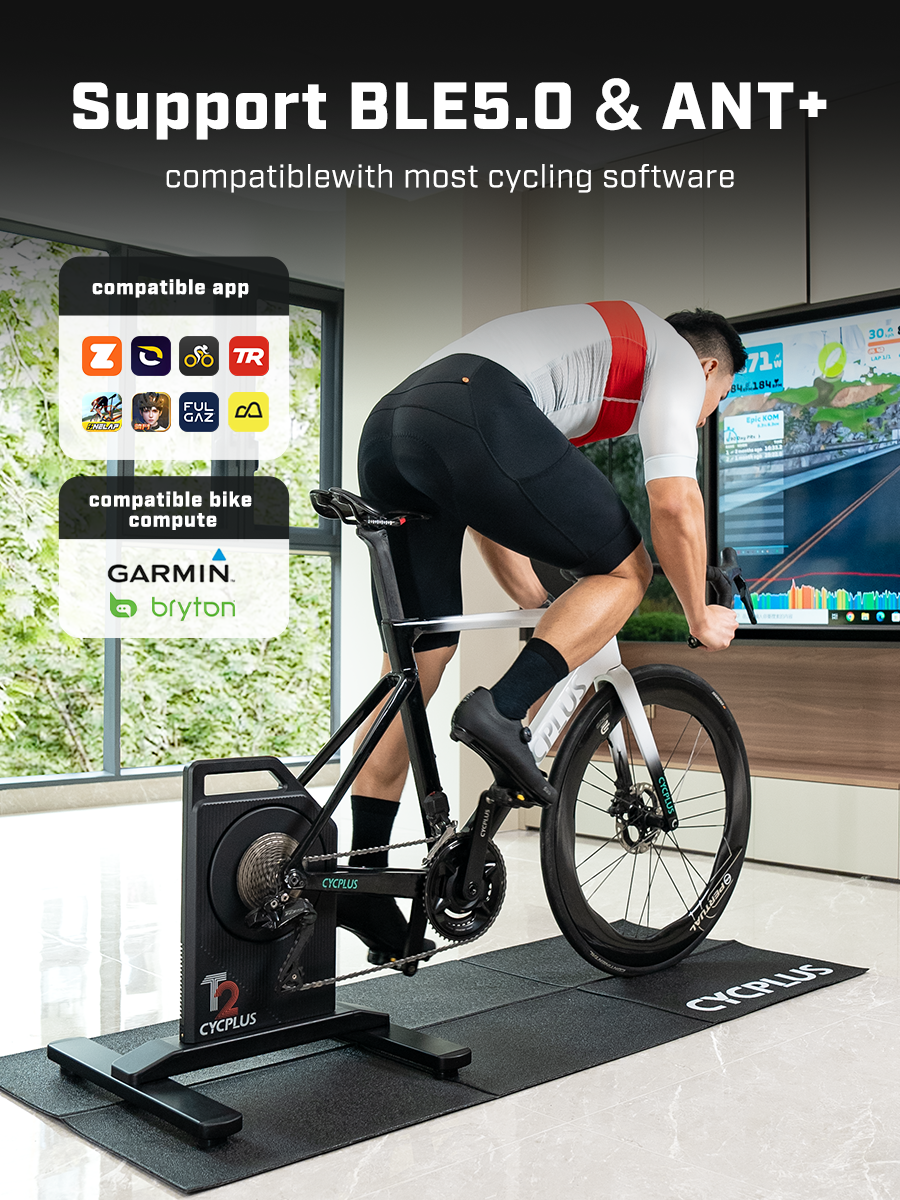 CYCPLUSスマートトレーナー T2 zwift対応BLDC-MOTOR11s CYCPLUS T2 BLDC - モータードライブスマートトレーナー