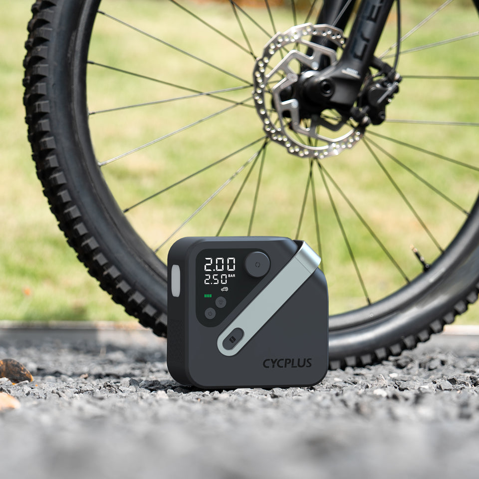 Cycplus Al7 Mini Pump Silver 100 Psi