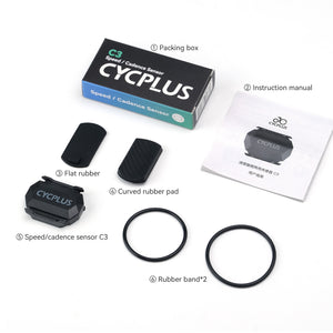 CYCPLUS バイクコンピューター M1 + C3 バイクスピード＆ケイデンスセンサー