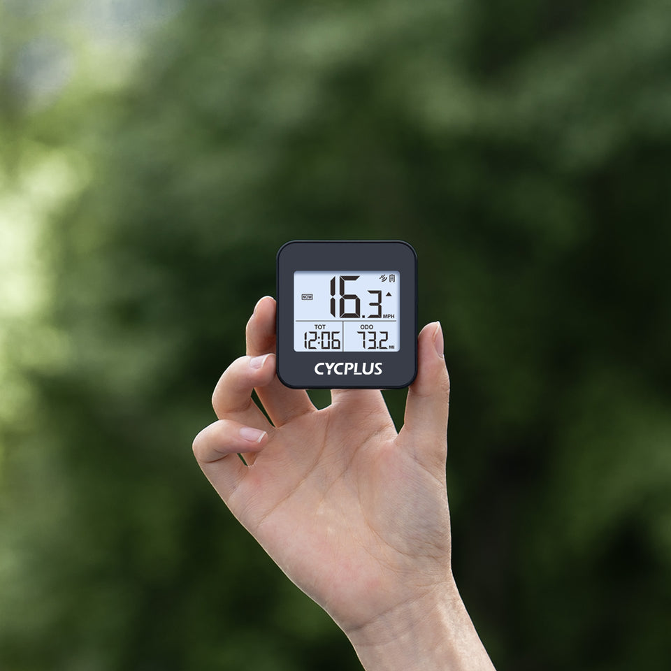 Compteur de vélo - G1 - GPS sans fil - Chronomètre étanche - Odomètre - 20 heures d'autonomie Compteur de vélo - G1 - GPS sans fil - Chronomètre étanche - Odomètre - 20 heures d'autonomie