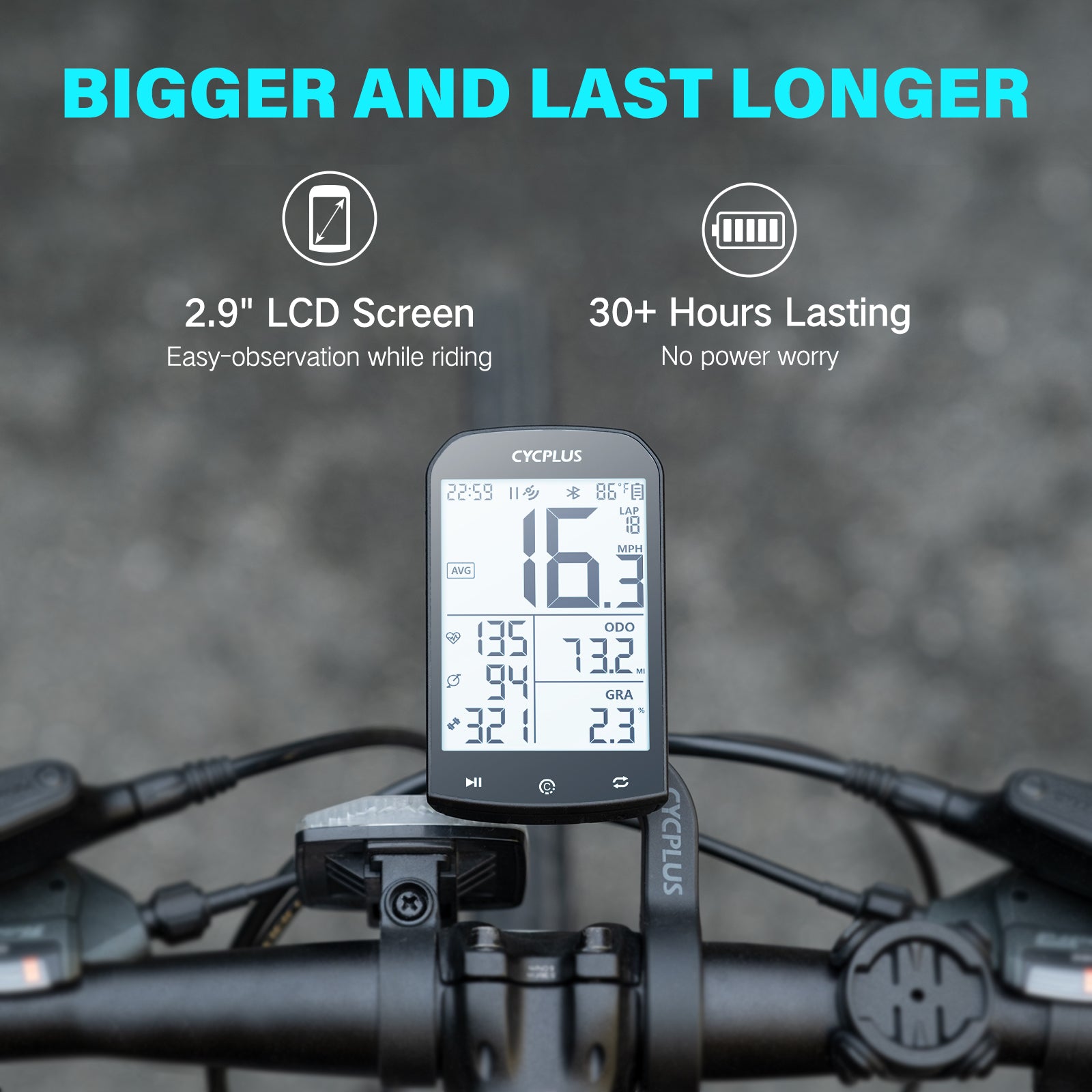 CYCPLUS M1 GPS Bike Computer