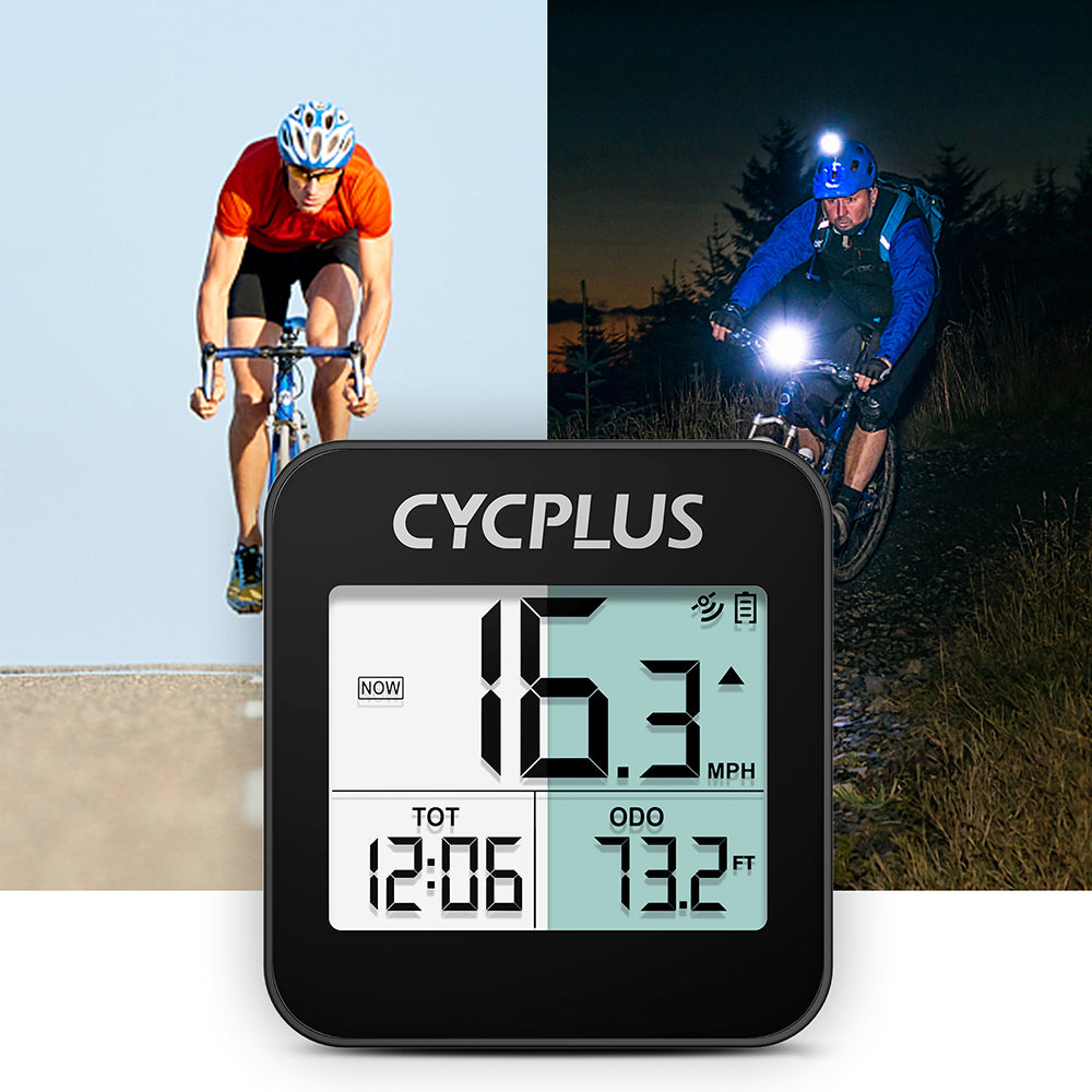 CYCPLUS Bike Computer GPS Wireless, ANT+ Cycling Computer GPS with  Bluetooth, Multifunctional ANT+ Bicycle Computer GPS with 2.9 LCD Screen,  Bike