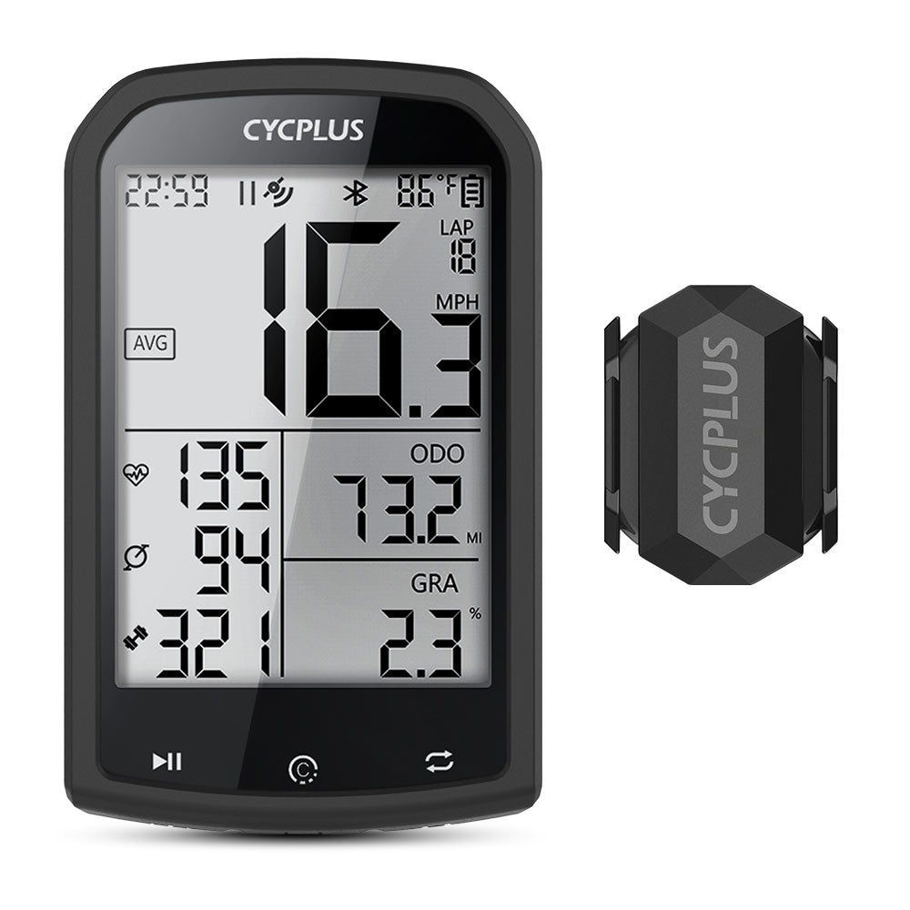 fahrradcomputer cadence CYCPLUS M1 GPS Bicycle Computer Cycling Speedometer Bluetooth 5.0 ANT+ Ciclismo M1+H1+2C3