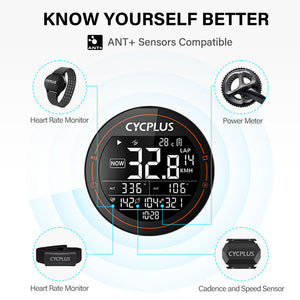 CYCPLUS M2 バイク GPS コンピューター + フロントマウント Z1 