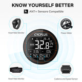 CYCPLUS M2 バイク GPS コンピューター + フロントマウント Z1 