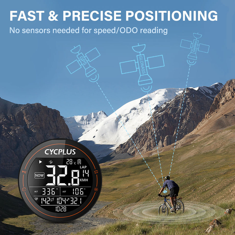 CYCPLUS M2 バイク GPS コンピューター + フロントマウント Z1 